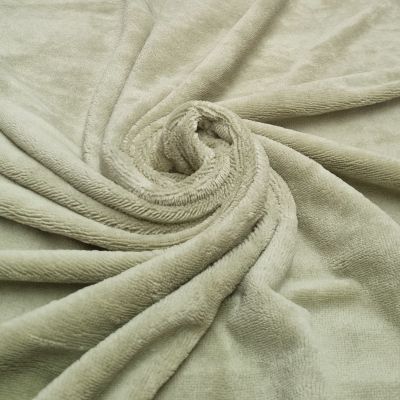 Bamboo terry cloth fabric - almond