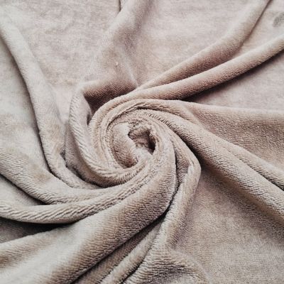 Bamboo terry cloth fabric - linen