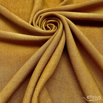 Yellow Linen Effect Fabric